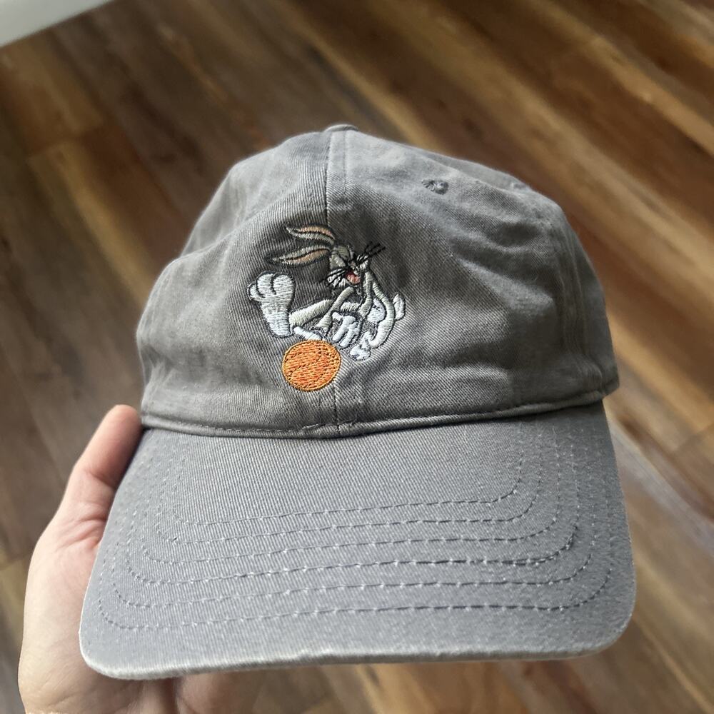 Vintage LOONEY TUNES BUGS BUNNY Space Jam Adjustable Cap Hat